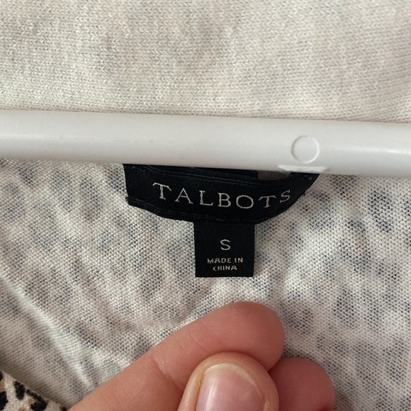 Talbots leopard print top - Picture 2 of 5